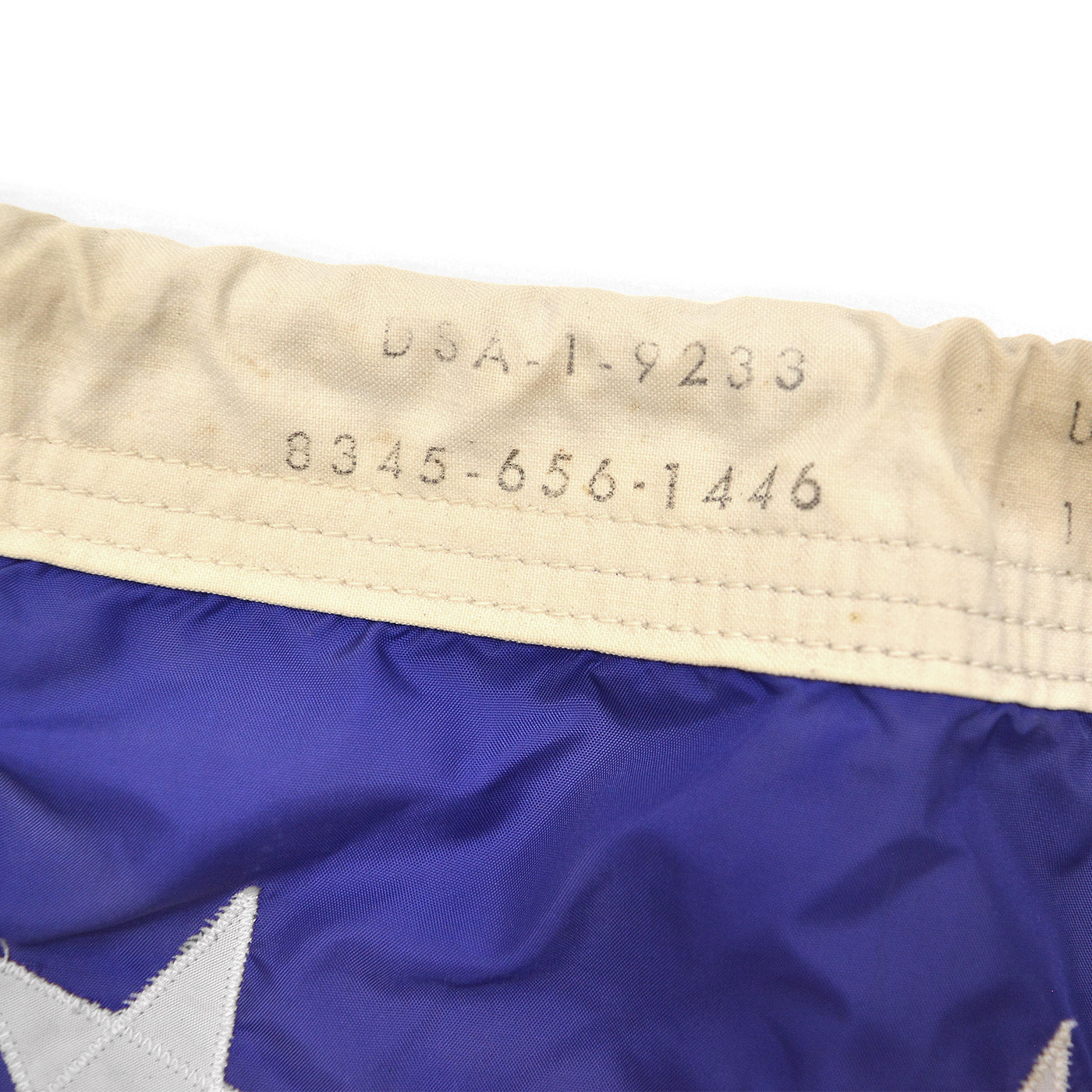 c.1970 U.S.NAVY UNION JACK FLAG / SUN FADED ... 85cm / 53cm