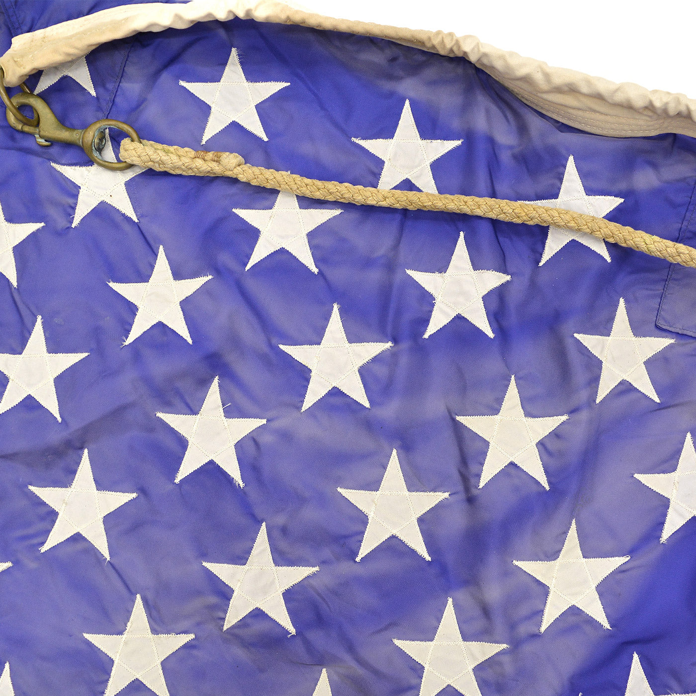 c.1970 U.S.NAVY UNION JACK FLAG / SUN FADED ... 85cm / 53cm