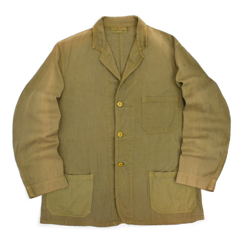 1950's~ ANGELICA OVERDYED WORK JACKET ... 42