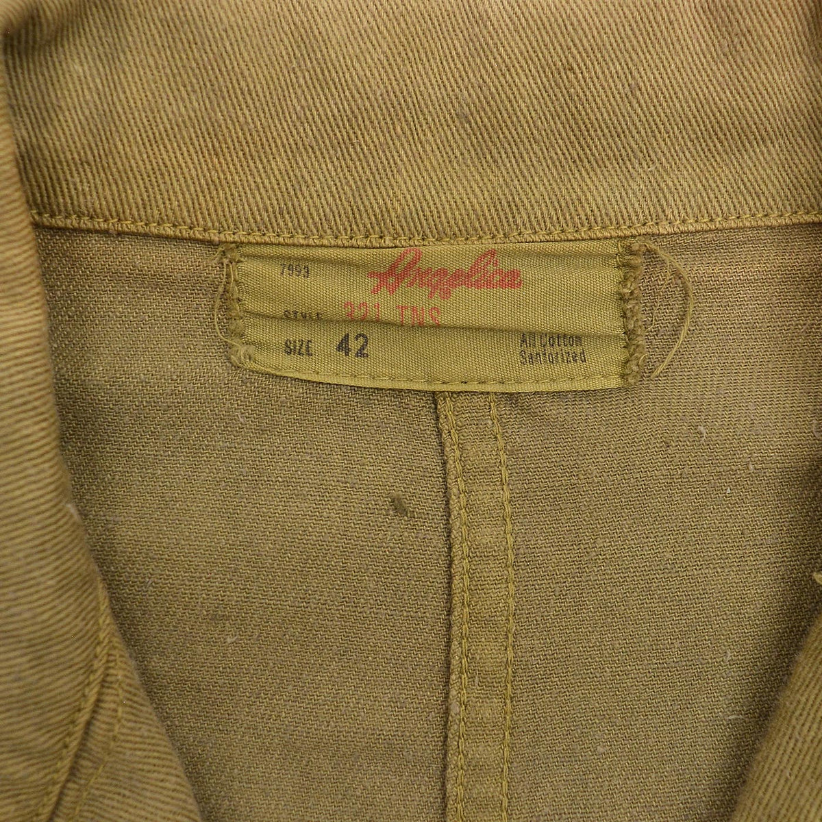1950's~ ANGELICA OVERDYED WORK JACKET ... 42