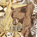 1960's~ CHIPP ANIMAL PRINT SHORTS / RARE ... W31.5