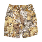1960's~ CHIPP ANIMAL PRINT SHORTS / RARE ... W31.5