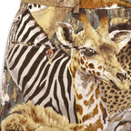 1960's~ CHIPP ANIMAL PRINT SHORTS / RARE ... W31.5