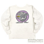 1960's DARBY ARCTIC CAT BLACK PANTHER PRINT SWEAT SHIRT ... XL