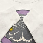 1960's DARBY ARCTIC CAT BLACK PANTHER PRINT SWEAT SHIRT ... XL