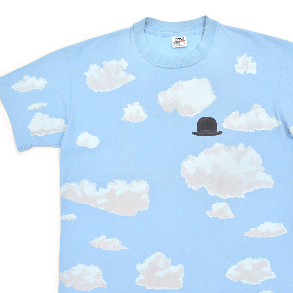 1990's anvil René Magritte ART T-SHIRT ... L