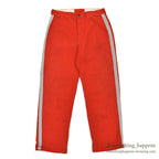 1950's OLD RED ATHLETIC STRIPE PANTS ... W32/L31