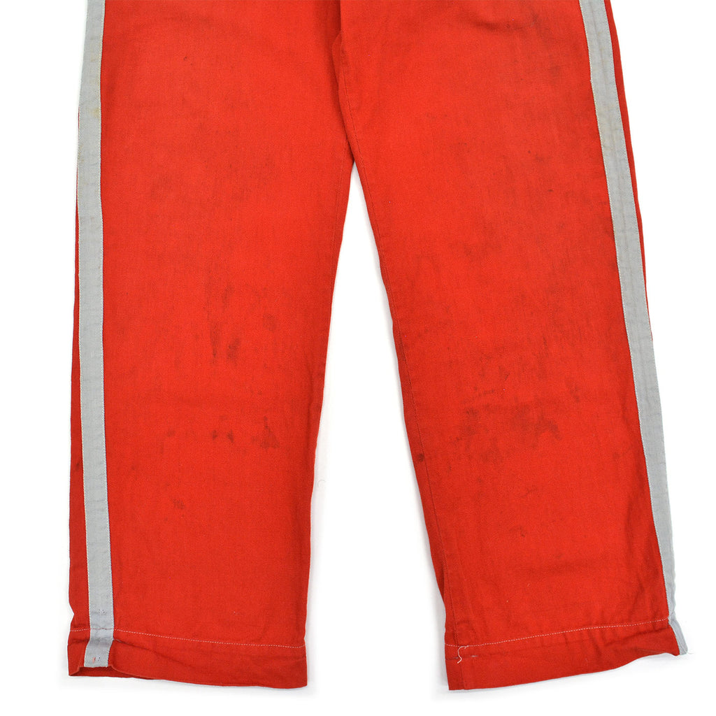 1950's OLD RED ATHLETIC STRIPE PANTS ... W32/L31
