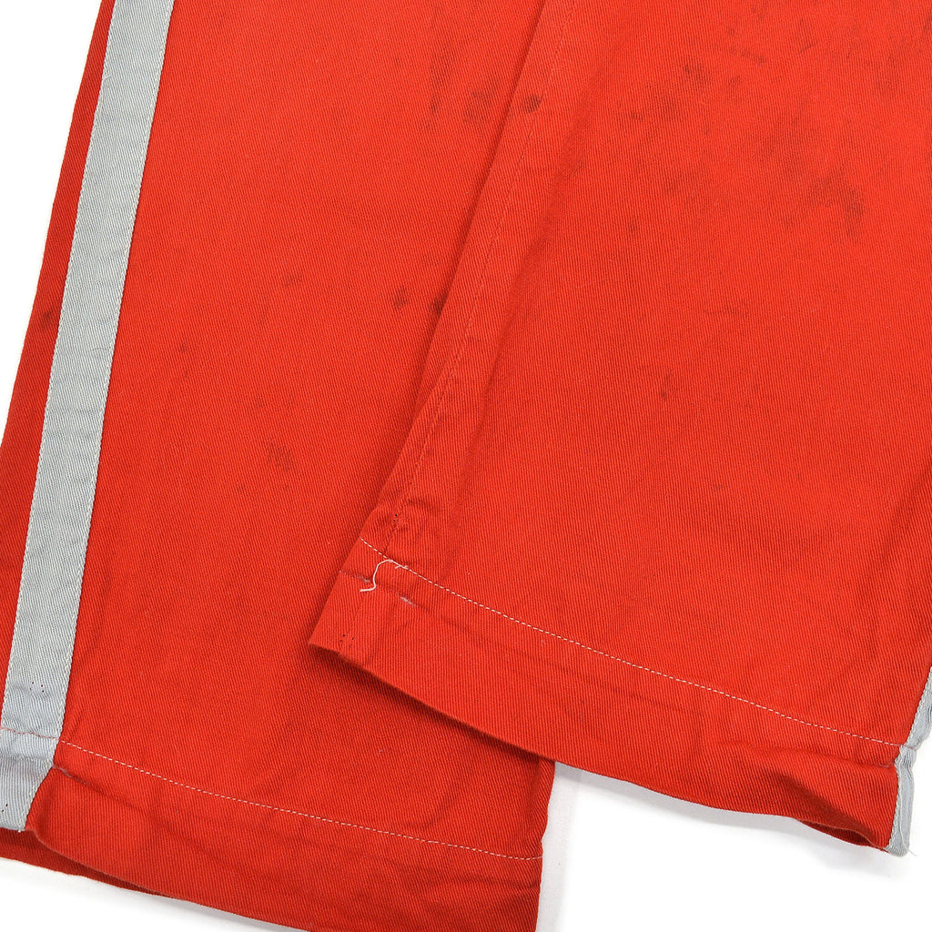1950's OLD RED ATHLETIC STRIPE PANTS ... W32/L31