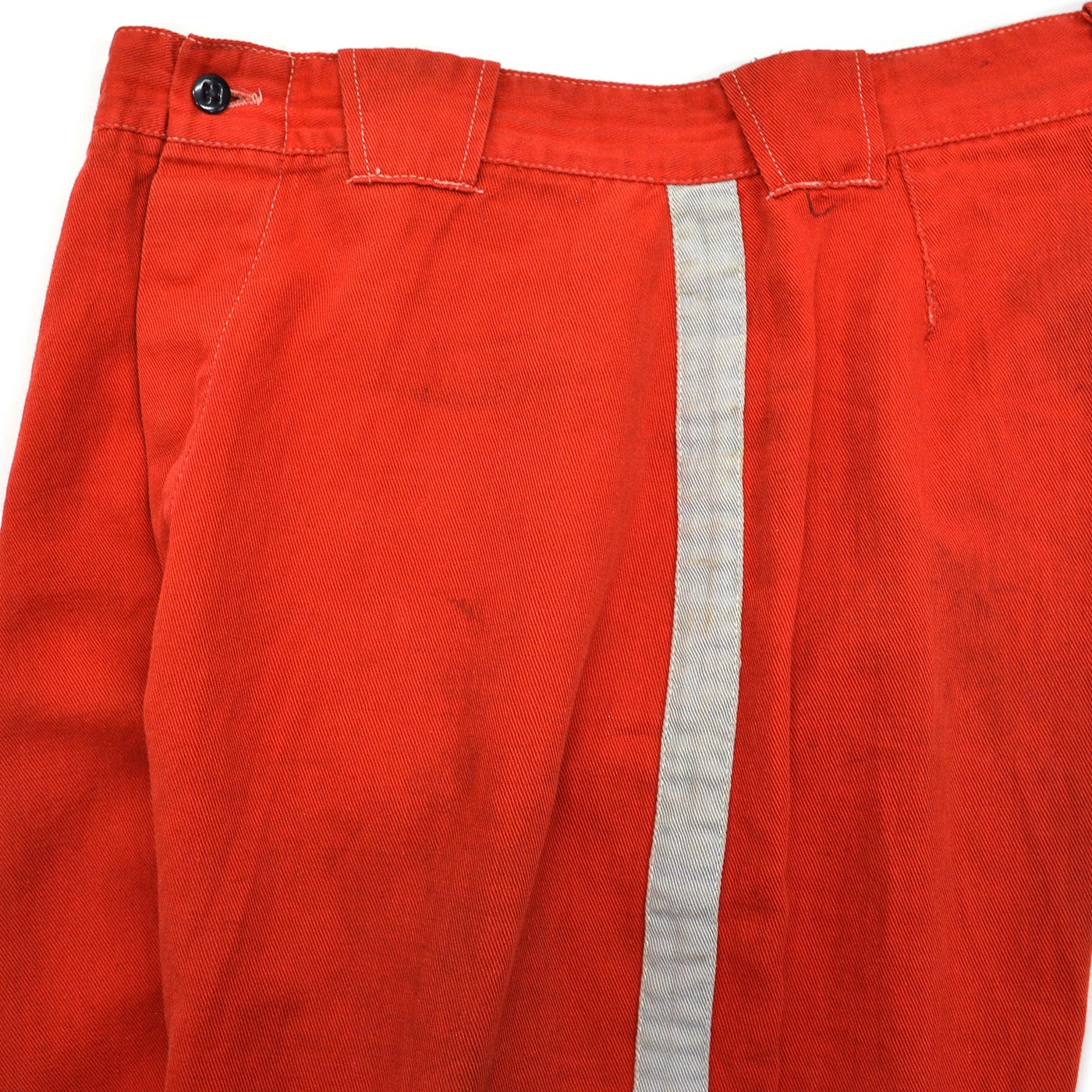 1950's OLD RED ATHLETIC STRIPE PANTS ... W32/L31