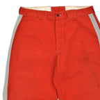 1950's OLD RED ATHLETIC STRIPE PANTS ... W32/L31