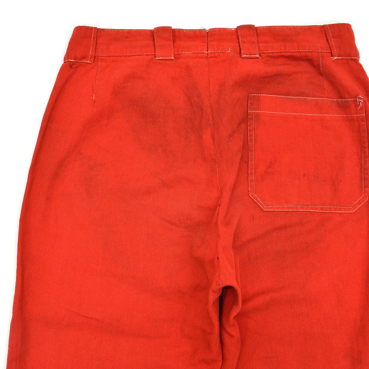 1950's OLD RED ATHLETIC STRIPE PANTS ... W32/L31