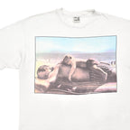 1980s~ I WEAR PHOTO PRINT T-SHIRT ... L
