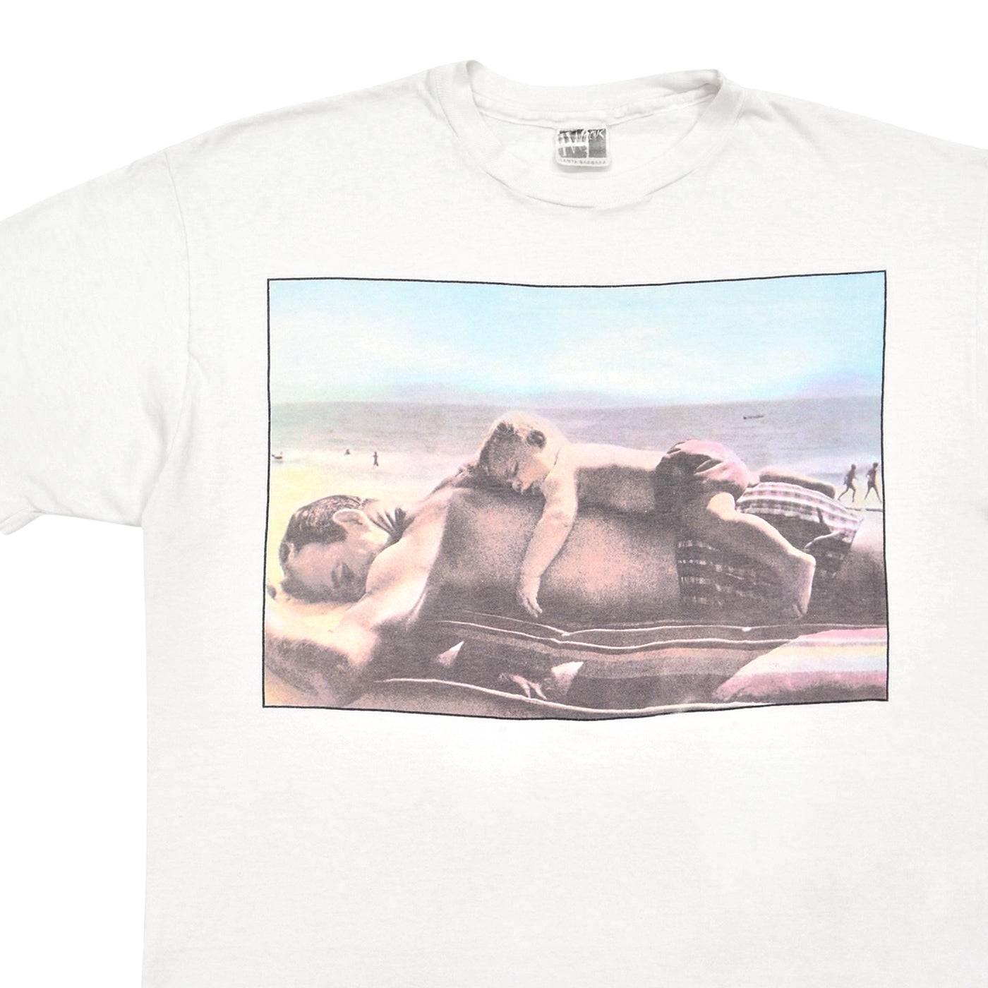 1980s~ I WEAR PHOTO PRINT T-SHIRT ... L