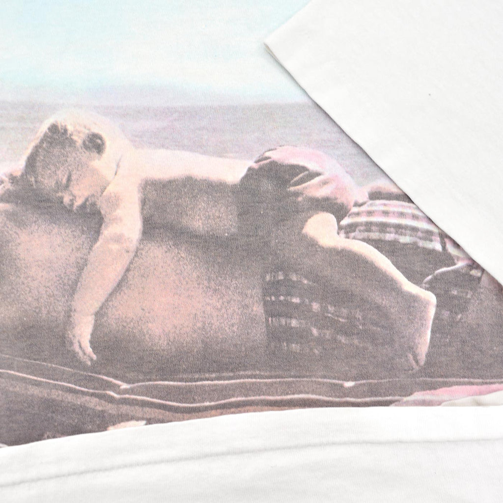 1980s~ I WEAR PHOTO PRINT T-SHIRT ... L