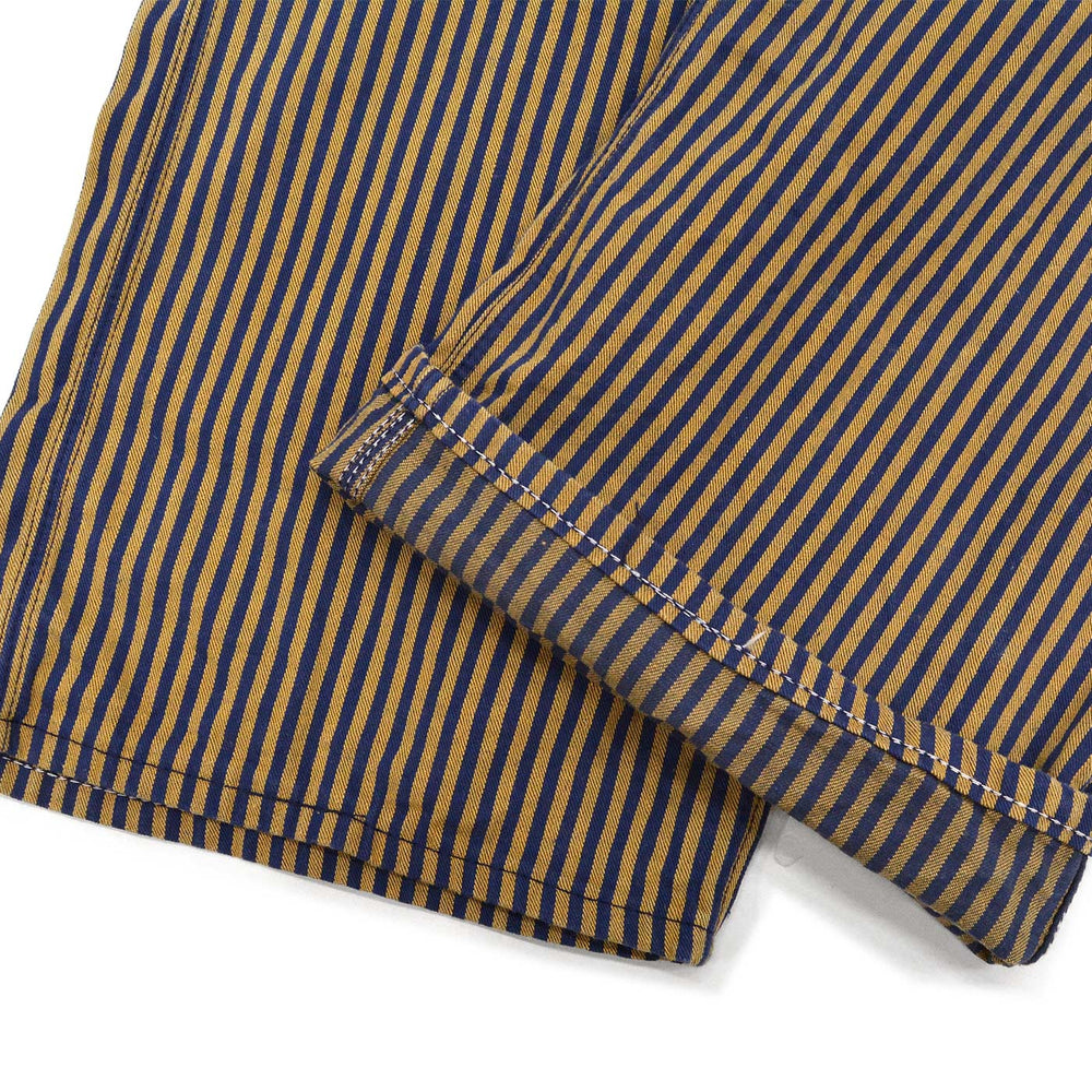 1960's BIG MAC BROWN EXPRESS STRIPED OVERALL / SUN FADED... W43/L29