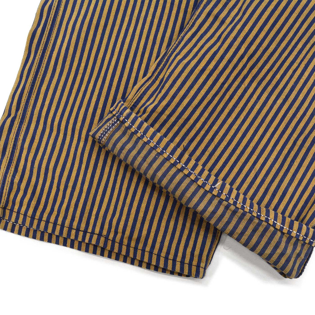 1960's BIG MAC BROWN EXPRESS STRIPED OVERALL / SUN FADED... W43/L29