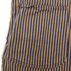 1960's BIG MAC BROWN EXPRESS STRIPED OVERALL / SUN FADED... W43/L29