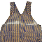 1960's BIG MAC BROWN EXPRESS STRIPED OVERALL / SUN FADED... W43/L29