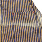 1960's BIG MAC BROWN EXPRESS STRIPED OVERALL / SUN FADED... W43/L29