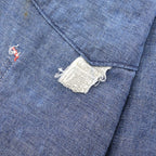 1960s BIG MAC PATCHED & BLEACHED DENIM COVERALL ...