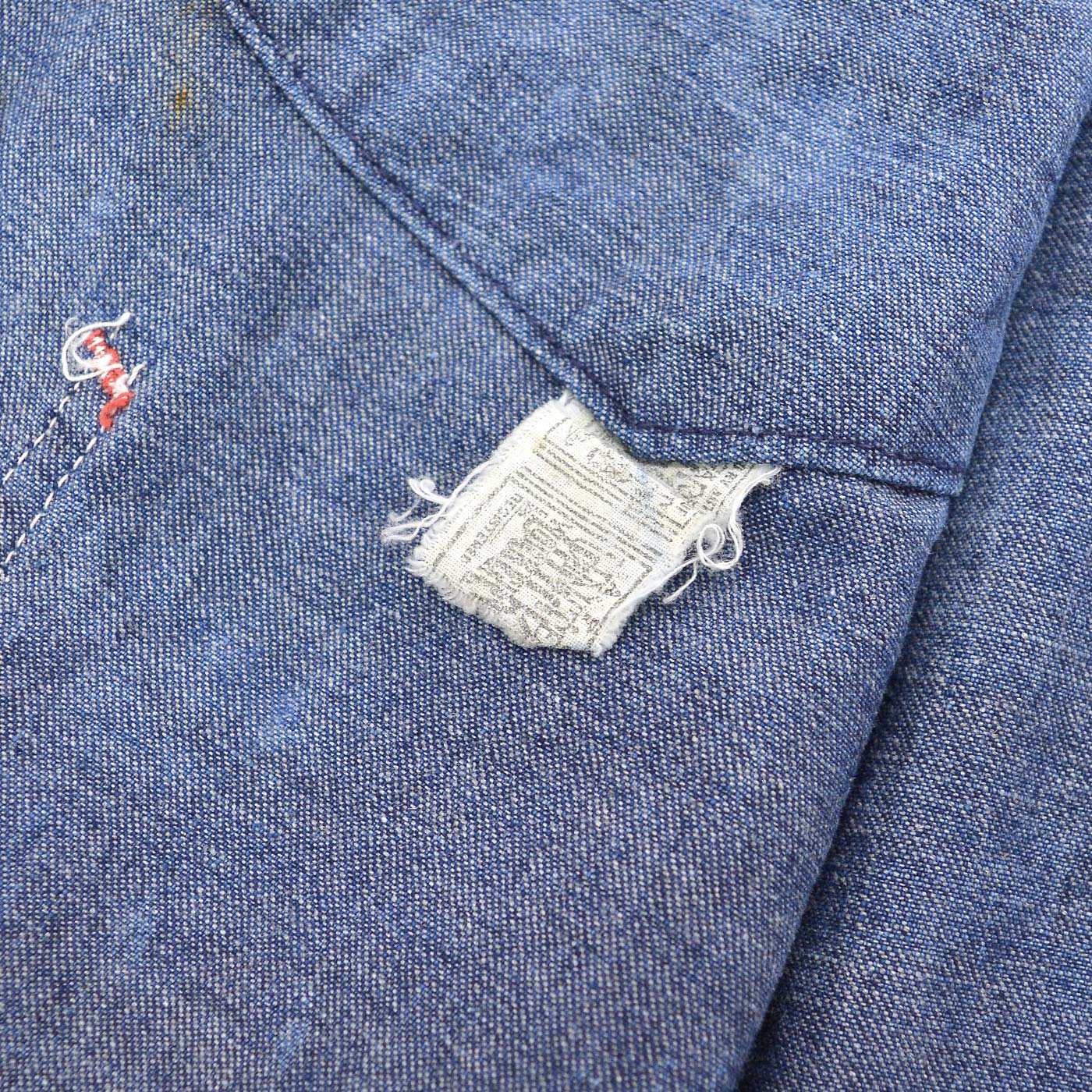 1960s BIG MAC PATCHED & BLEACHED DENIM COVERALL ...