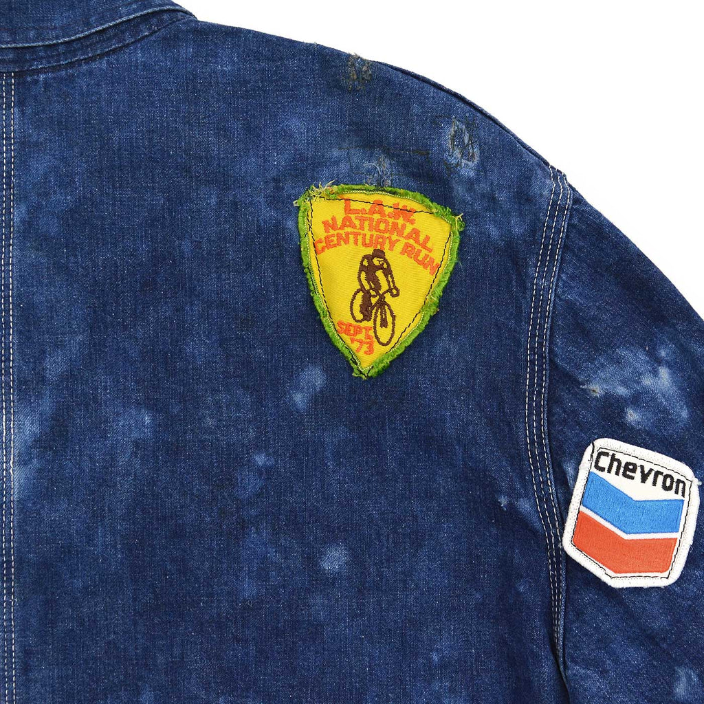 1960s BIG MAC PATCHED & BLEACHED DENIM COVERALL ...