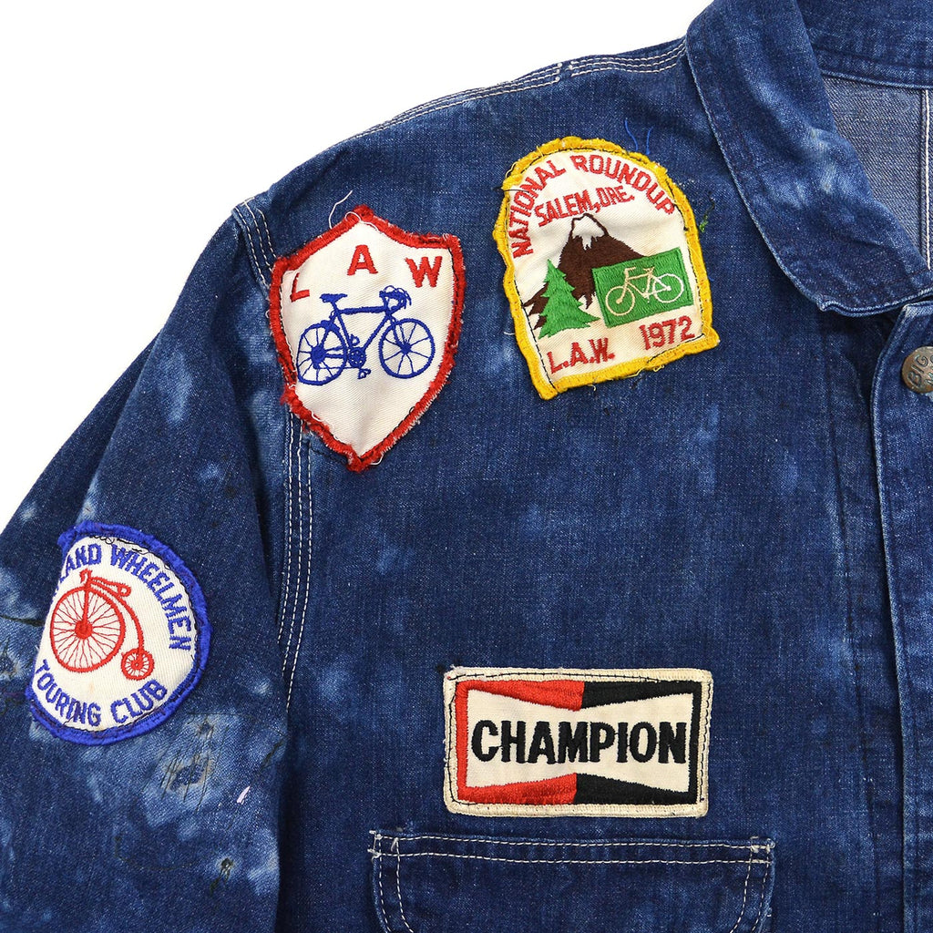 1960s BIG MAC PATCHED & BLEACHED DENIM COVERALL ...