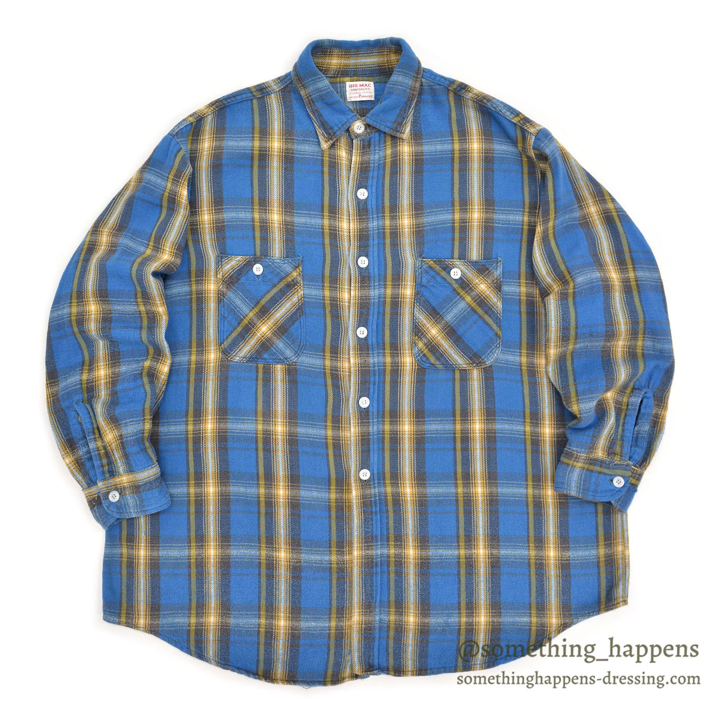 1960's BIG MAC HEAVY FLANNEL SHIRT ... XL