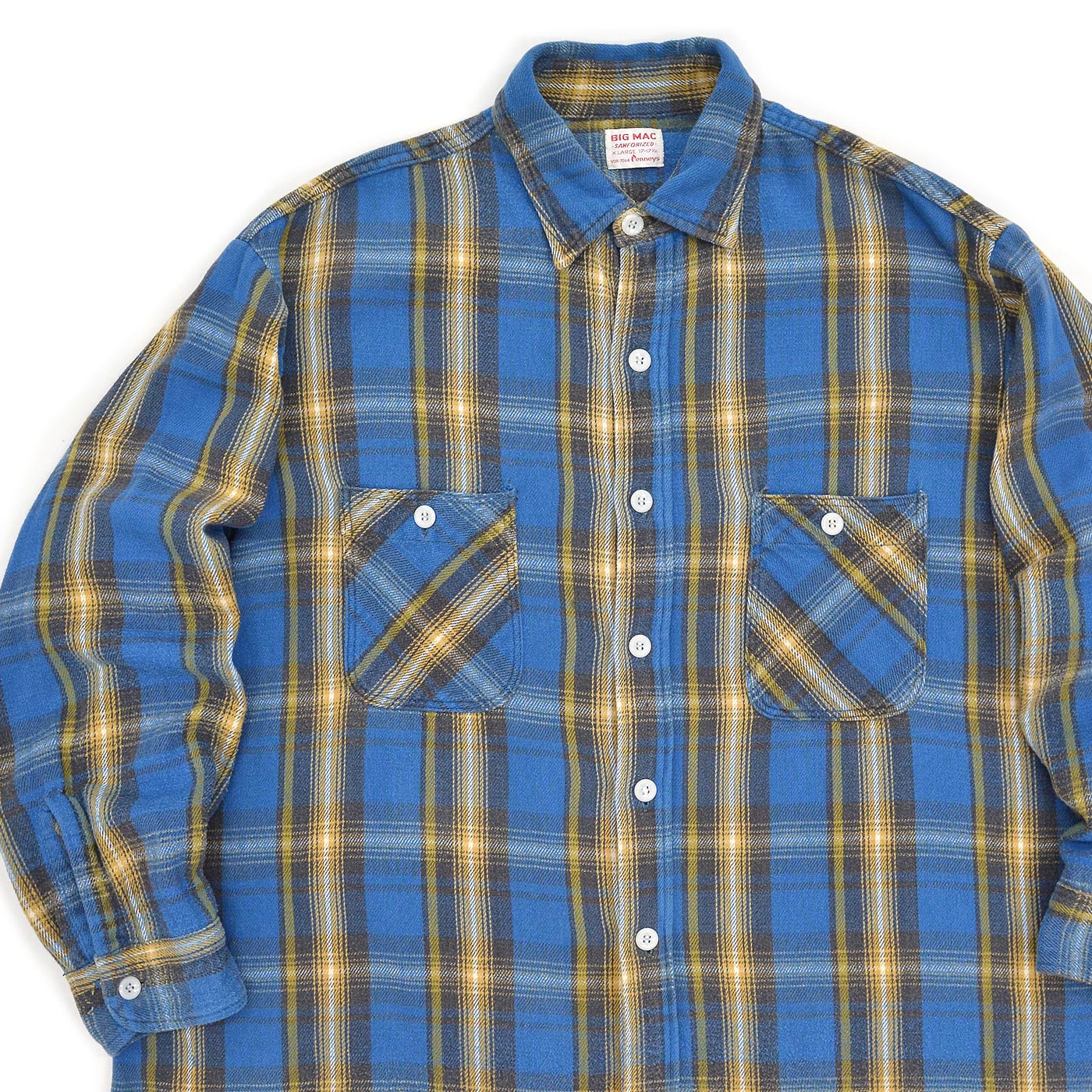 1960's BIG MAC HEAVY FLANNEL SHIRT... XL