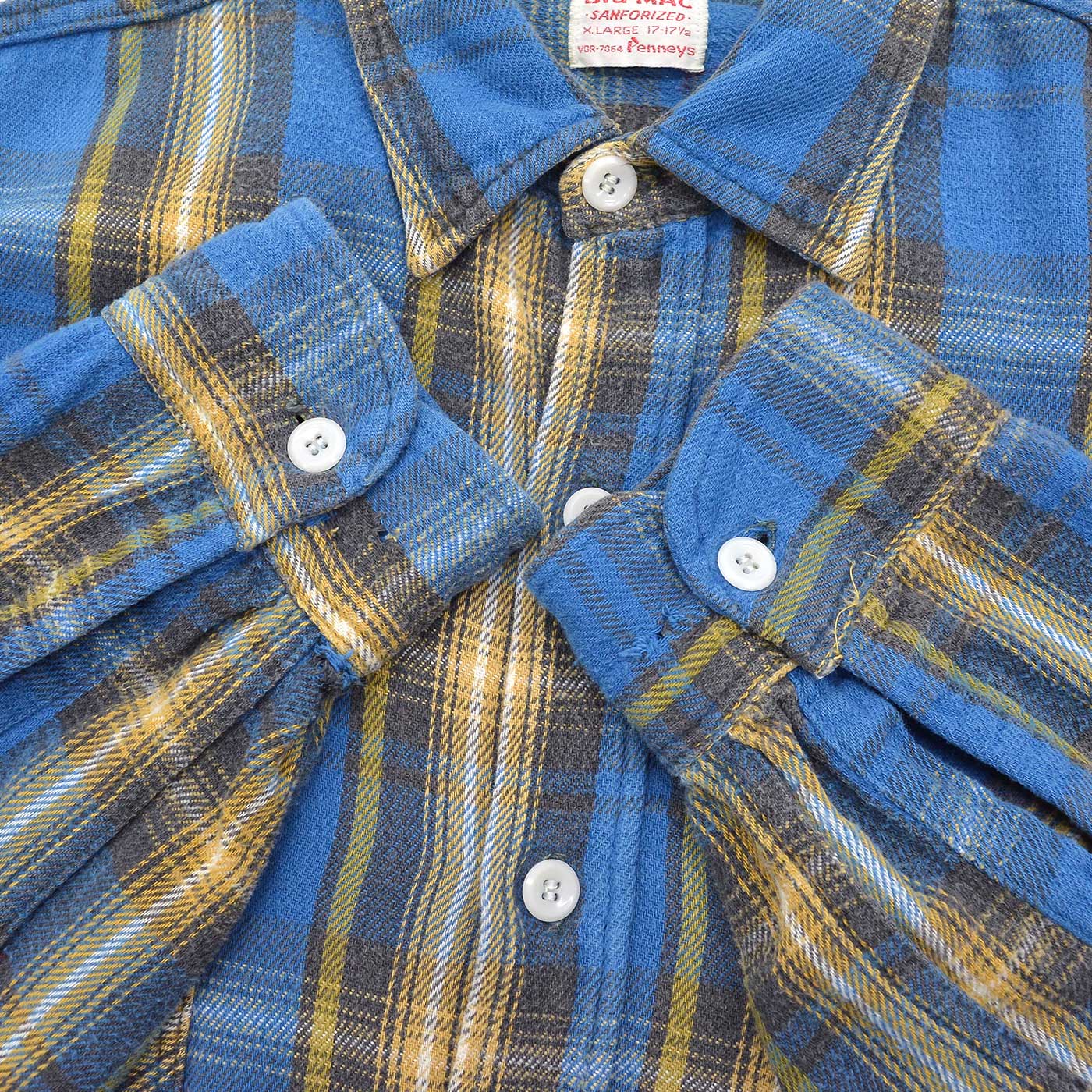 1960's BIG MAC HEAVY FLANNEL SHIRT... XL