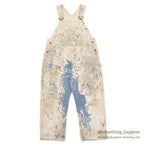1960's BIG MAC PAINT SPLATTER OVERALL / AMAZING PATINA ... W44