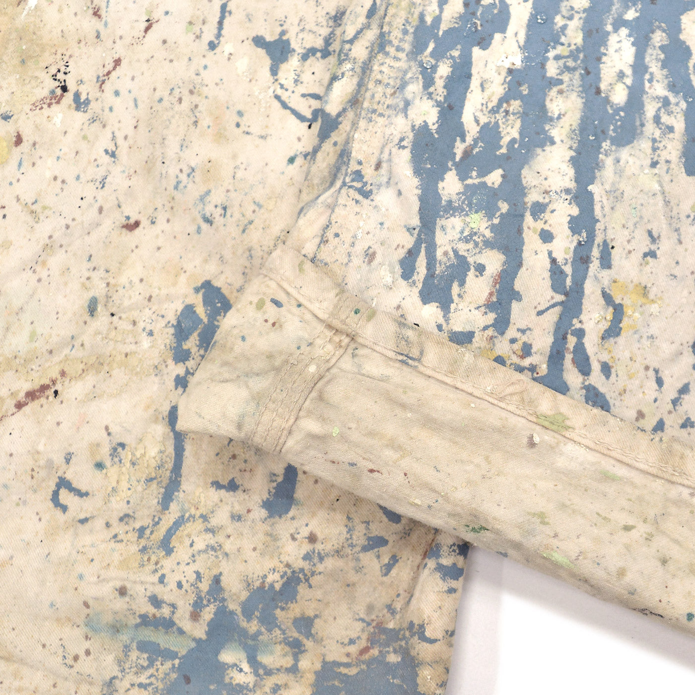1960's BIG MAC PAINT SPLATTER OVERALL / AMAZING PATINA ... W44