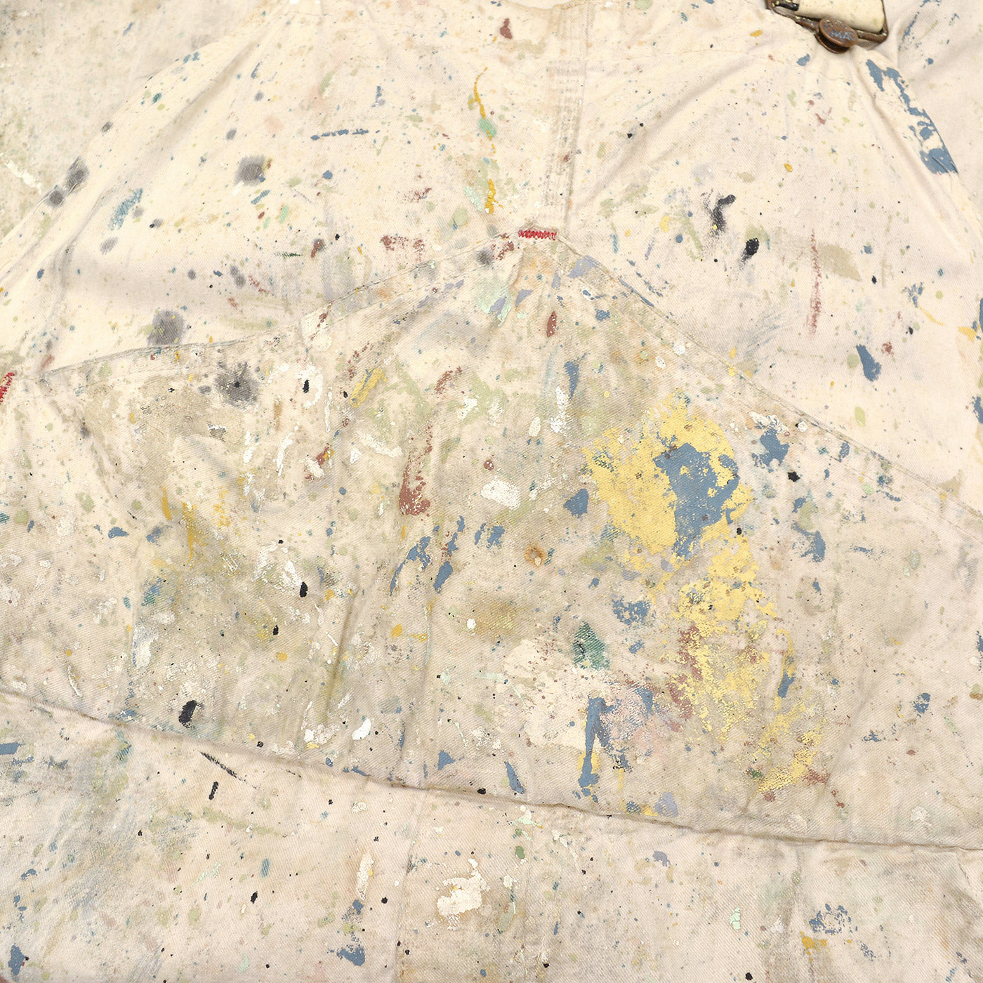1960's BIG MAC PAINT SPLATTER OVERALL / AMAZING PATINA ... W44