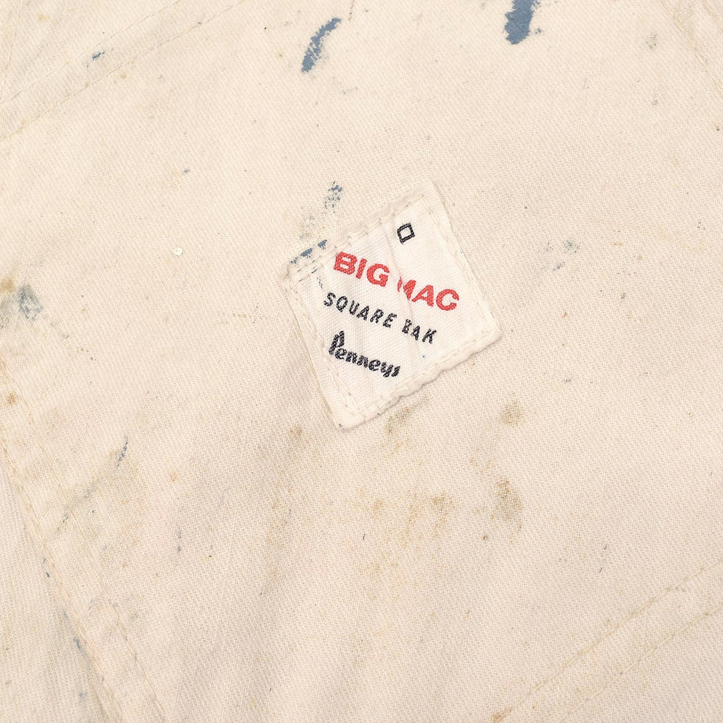 1960's BIG MAC PAINT SPLATTER OVERALL / AMAZING PATINA ... W44