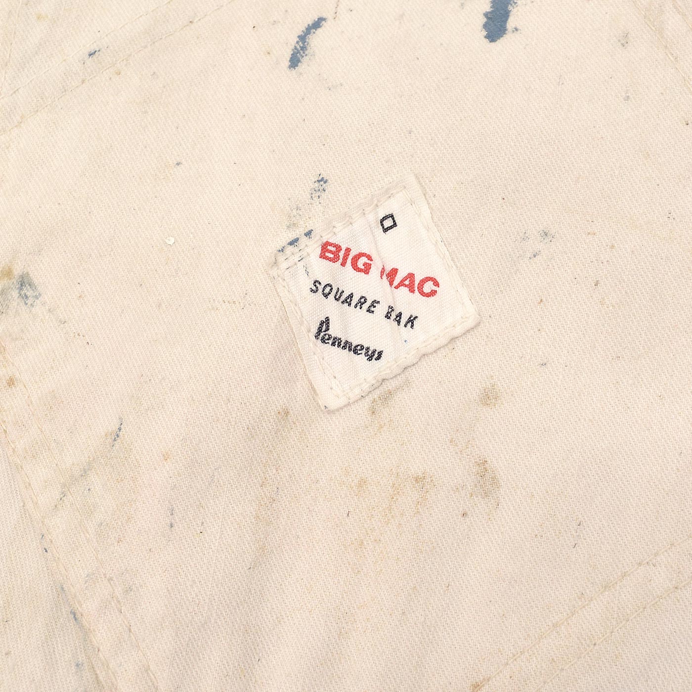 1960's BIG MAC PAINT SPLATTER OVERALL / AMAZING PATINA ... W44