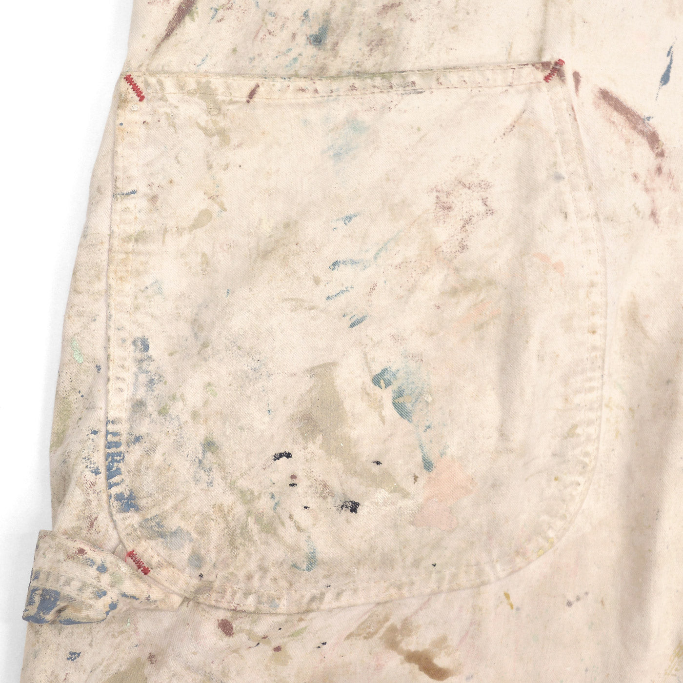 1960's BIG MAC PAINT SPLATTER OVERALL / AMAZING PATINA ... W44
