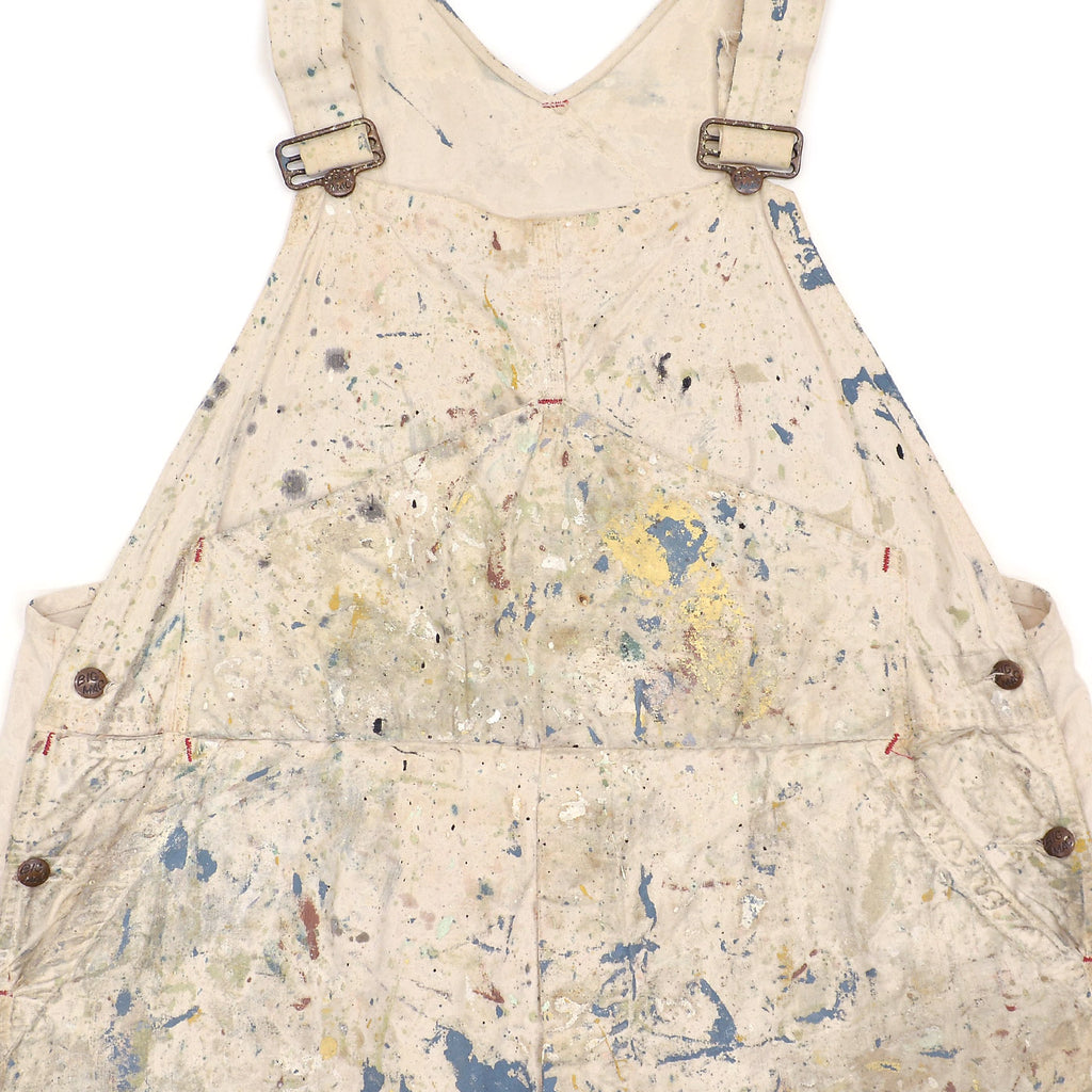 1960's BIG MAC PAINT SPLATTER OVERALL / AMAZING PATINA ... W44