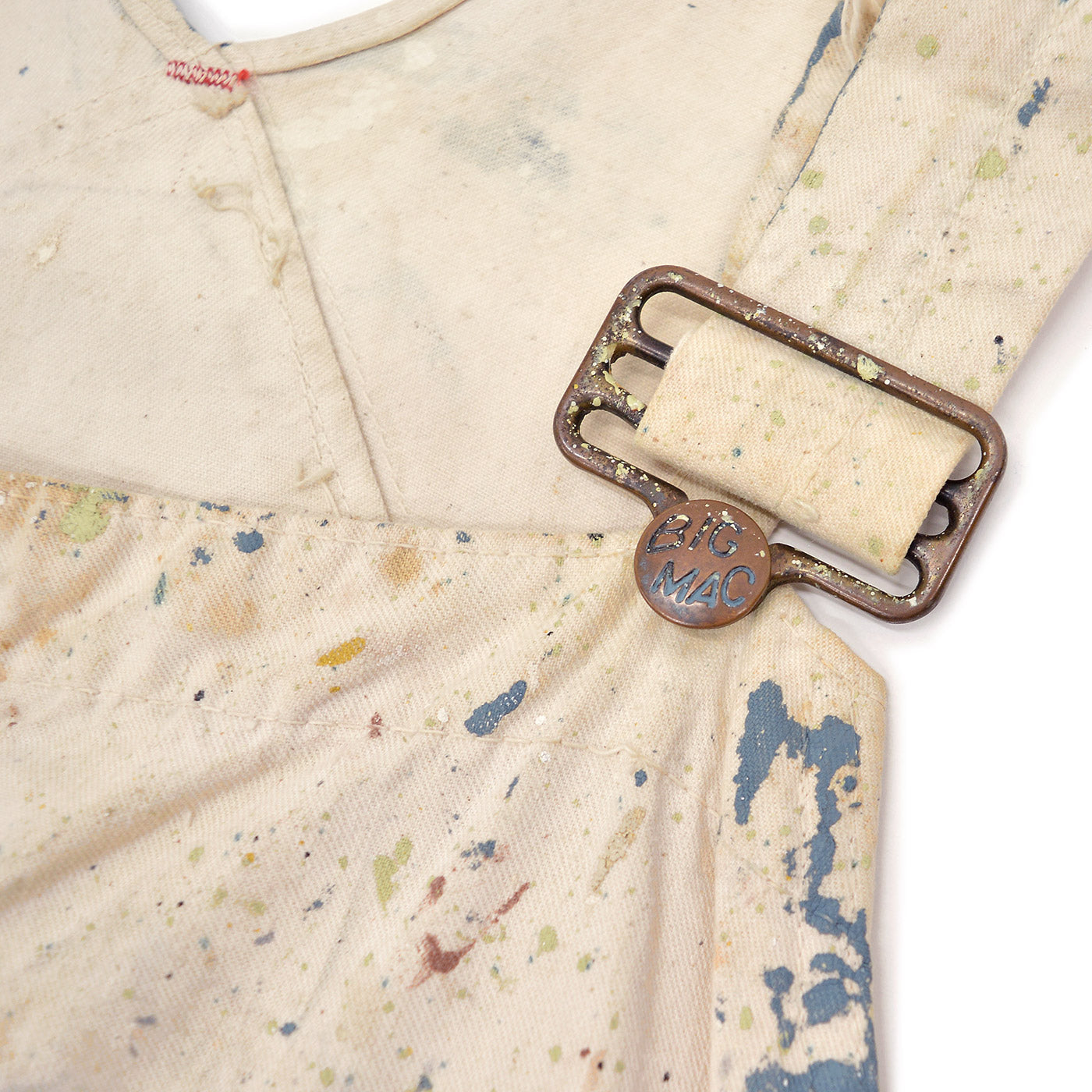 1960's BIG MAC PAINT SPLATTER OVERALL / AMAZING PATINA ... W44