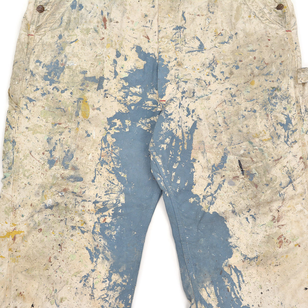1960's BIG MAC PAINT SPLATTER OVERALL / AMAZING PATINA ... W44