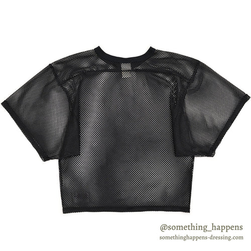 ~2000s BIKE ATHLETIC MESH PRACTICE TOP / CROPPED FIT ...L/XL