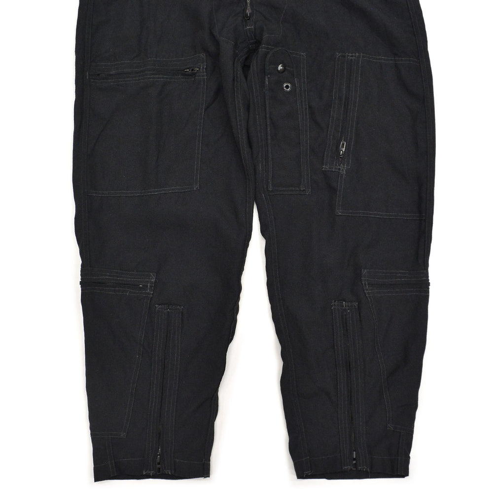 1980's USMILITARY EXPERMIENTAL ARAMID BLACK COVERALLS / EXTREMELY RARE... 42R
