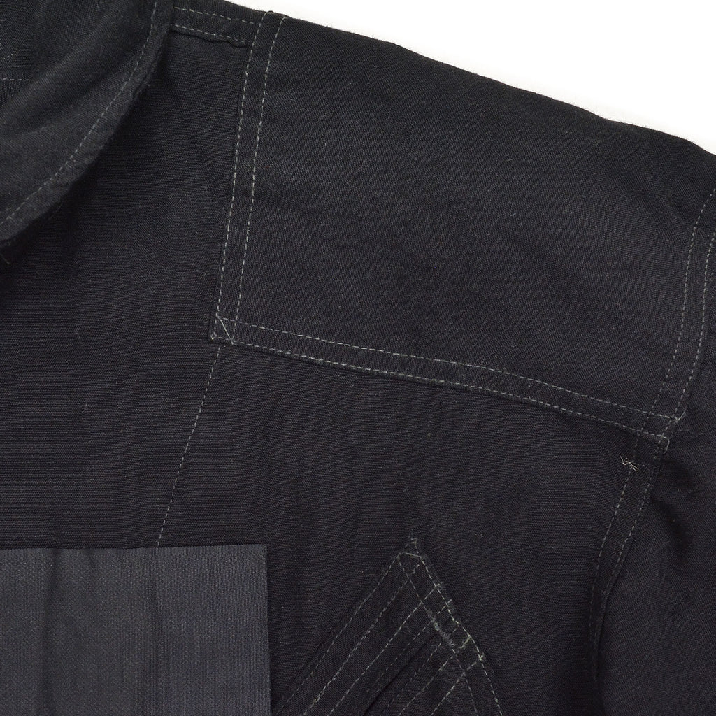 1980's U.S.MILITARY EXPERMIENTAL ARAMID BLACK COVERALLS / EXTREMELY RARE ... 42R