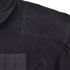 1980's U.S.MILITARY EXPERMIENTAL ARAMID BLACK COVERALLS / EXTREMELY RARE ... 42R