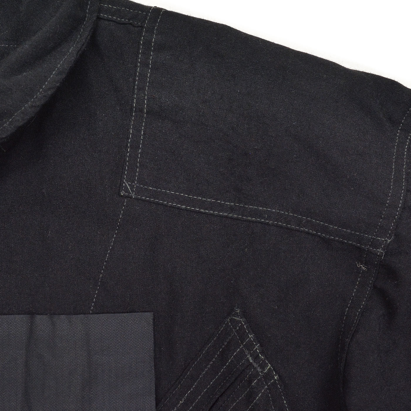 1980's U.S.MILITARY EXPERMIENTAL ARAMID BLACK COVERALLS / EXTREMELY RARE ... 42R