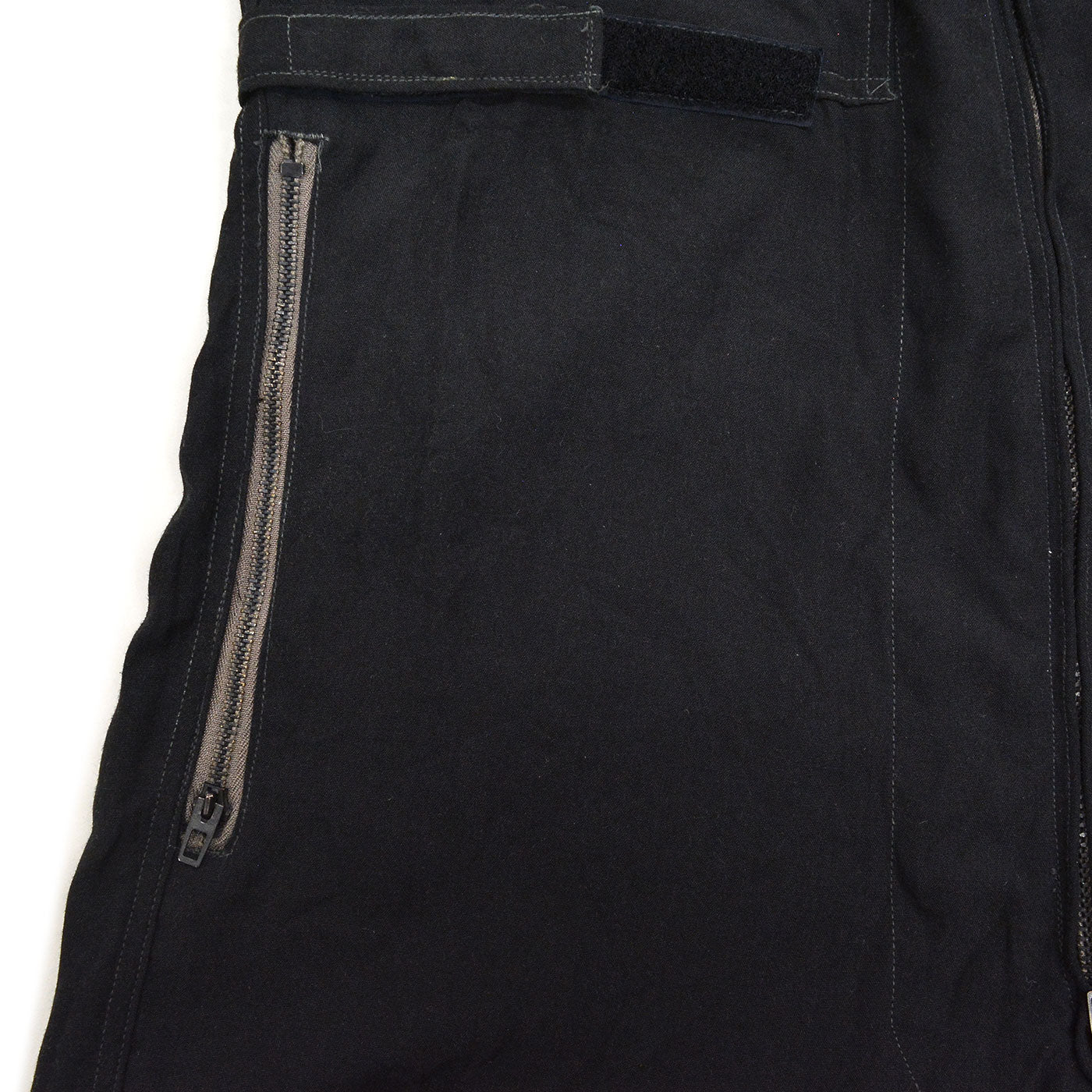 1980's U.S.MILITARY EXPERMIENTAL ARAMID BLACK COVERALLS / EXTREMELY RARE ... 42R