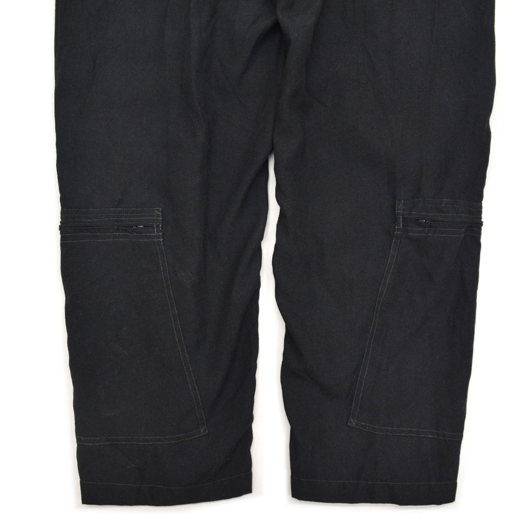 1980's U.S.MILITARY EXPERMIENTAL ARAMID BLACK COVERALLS / EXTREMELY RARE ... 42R