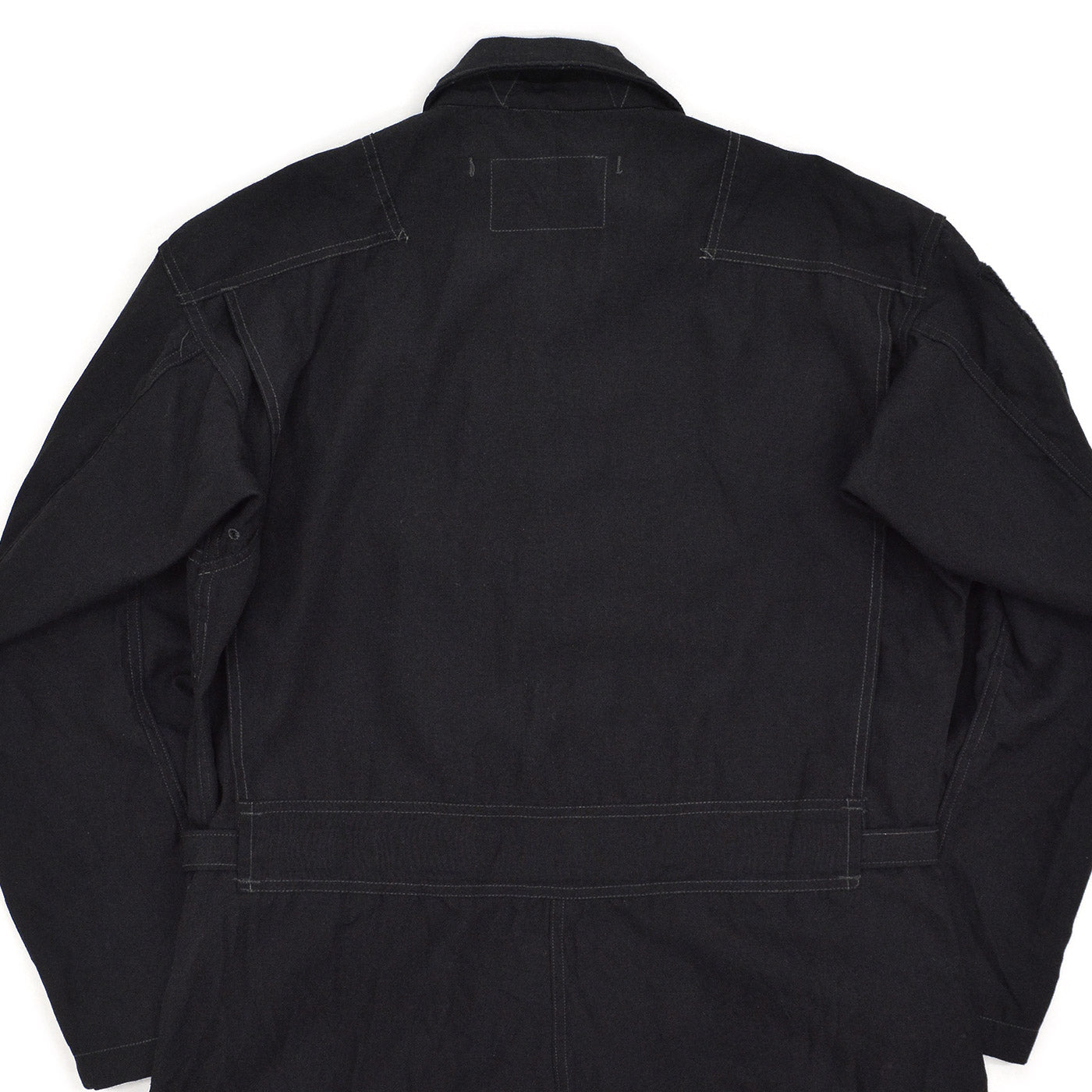 1980's U.S.MILITARY EXPERMIENTAL ARAMID BLACK COVERALLS / EXTREMELY RARE ... 42R