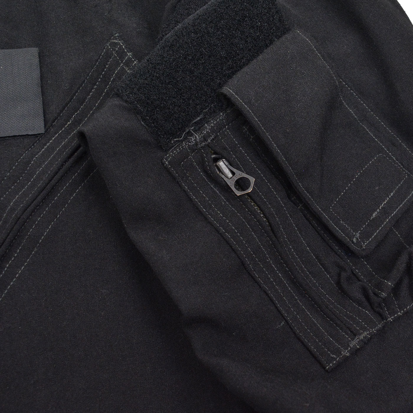 1980's U.S.MILITARY EXPERMIENTAL ARAMID BLACK COVERALLS / EXTREMELY RARE ... 42R