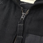 1980's U.S.MILITARY EXPERMIENTAL ARAMID BLACK COVERALLS / EXTREMELY RARE ... 42R